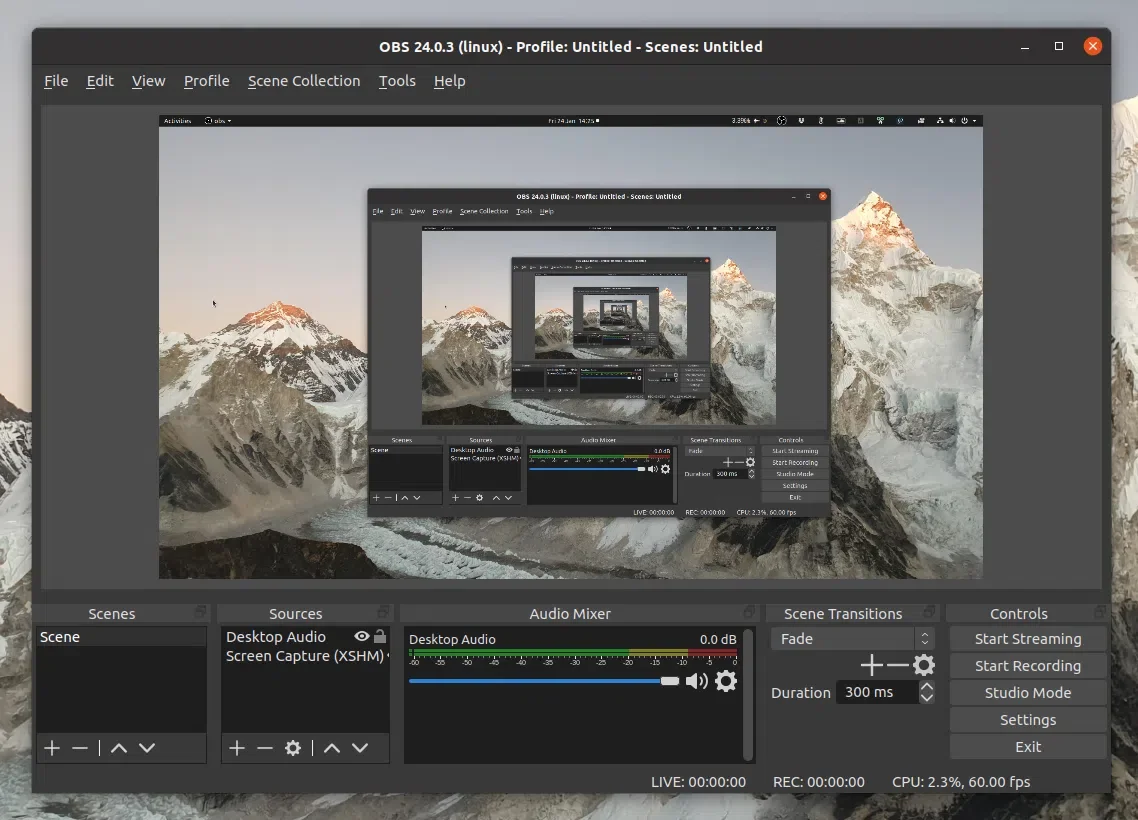 OBS Studio Linux