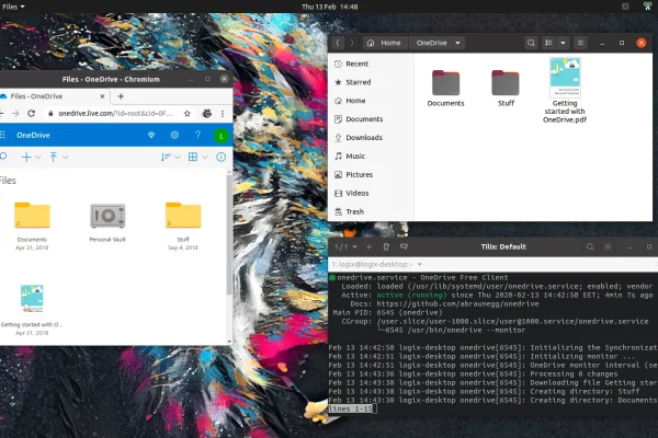 Como manter o OneDrive em sincronia com uma pasta no Linux usando o OneDrive Free Client Fork
