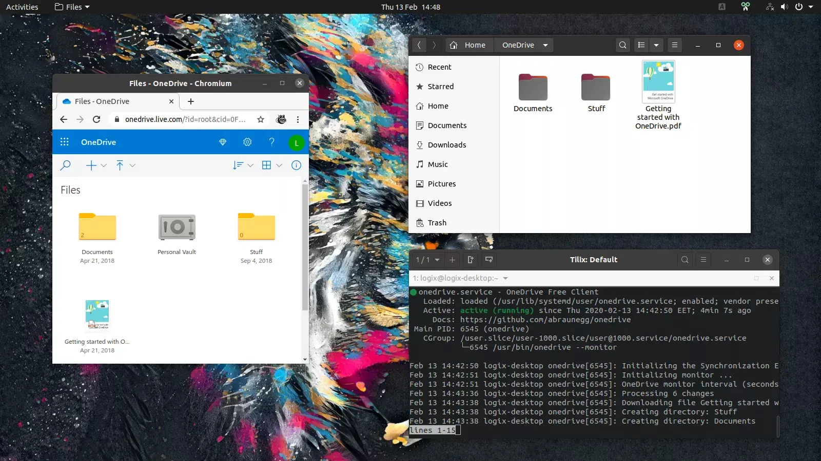 Cliente gratuito OneDrive para Linux (fork)