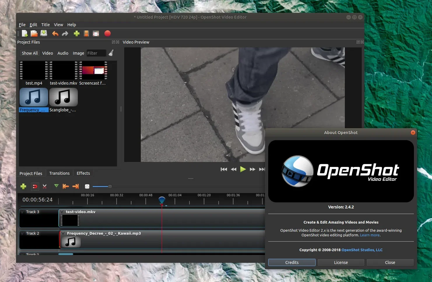 Editor de vídeo OpenShot