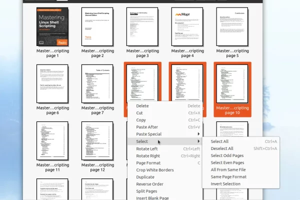 PDF Arranger 1.7.0 lançado com novos recursos e aprimoramentos