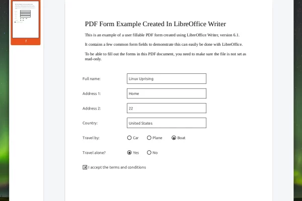 Como criar formulários PDF preenchíveis com o LibreOffice Writer