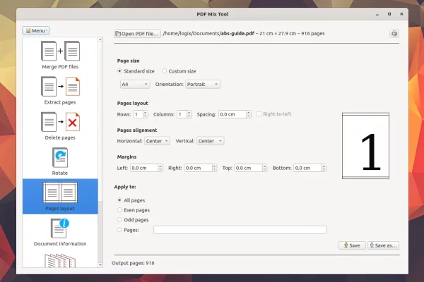 PDF Mix Tool 1.0 lançada com interface revisada, edição de metadados PDF e suporte a Qt6