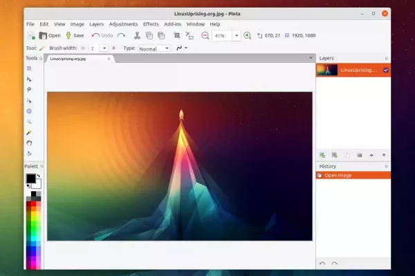 Editor de imagens Pinta 1.7.1 disponível para download (provavelmente a última versão Gtk2)