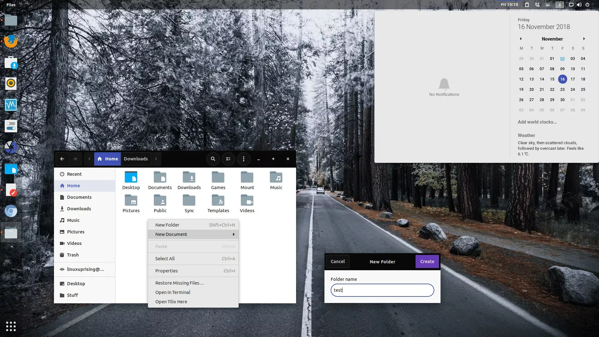 Tema Gtk de atualização do Plata material design