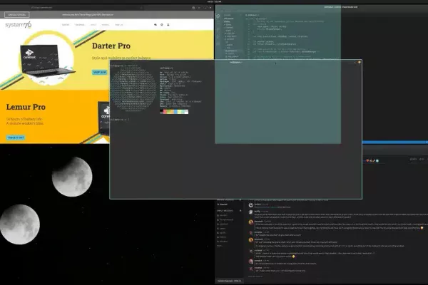 Pop Shell obtém ladrilho de janelas baseado em mouse aprimorado