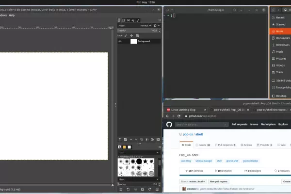 Como instalar a extensão de janelas ladrilhadas do Pop Shell no Ubuntu 20.04 ou 20.10, Fedora 32 ou 33, Debian Bullseye ou Sid e Arch Linux ou Manjaro