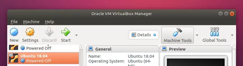 Janela do VirtualBox depois do ajuste do tema Qt5