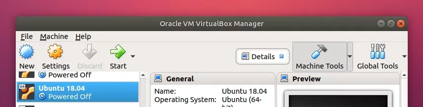 Janela do VirtualBox antes do ajuste do tema Qt5