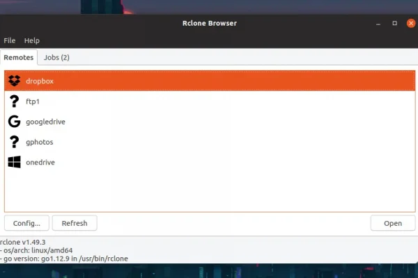 Fork do Rclone Browser com correções e melhorias