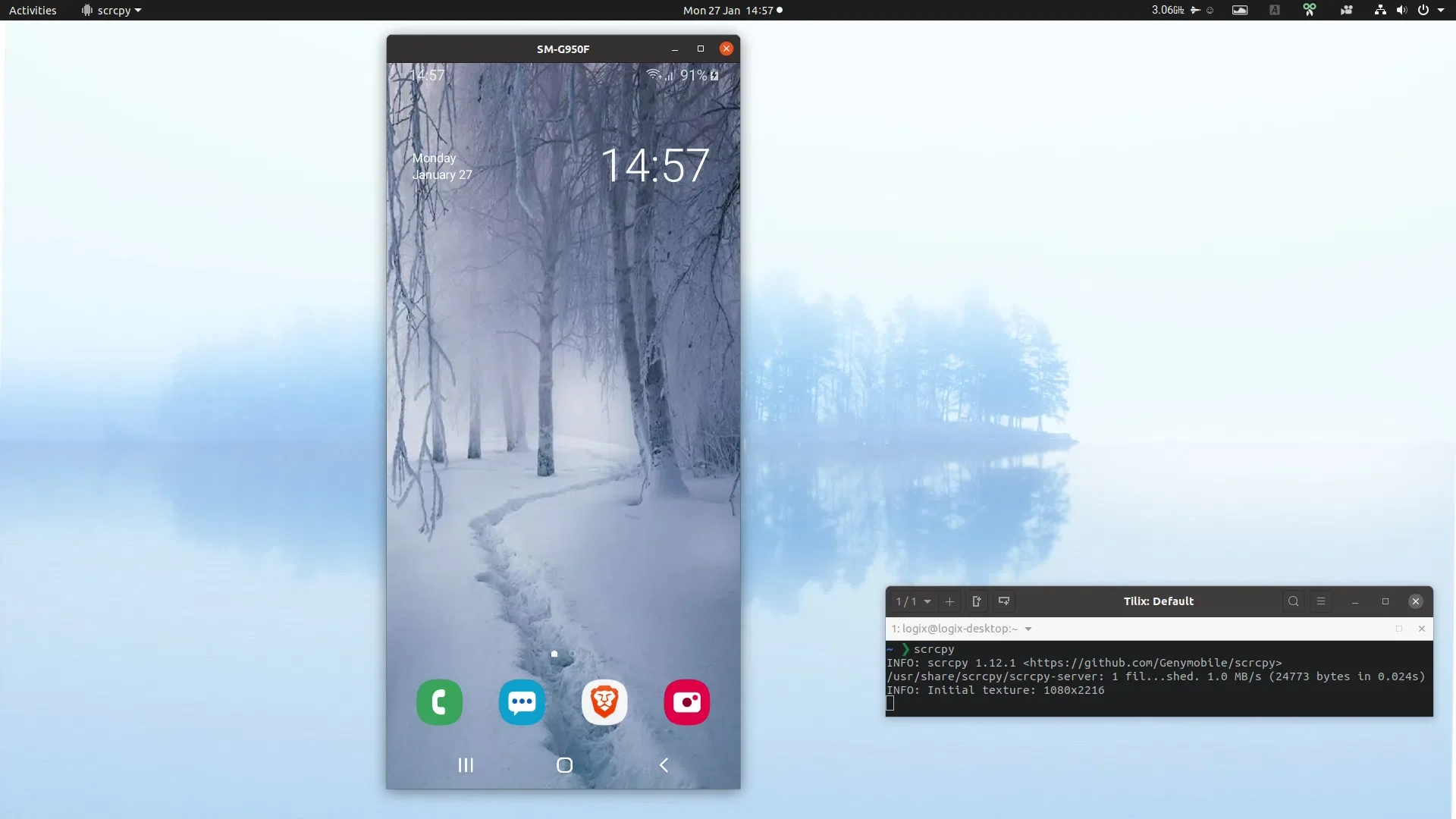 scrcpy Debian Ubuntu