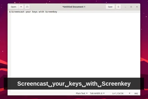 Mostre teclas pressionadas em screencasts com Screenkey (agora com suporte para Python 3 e GTK 3)