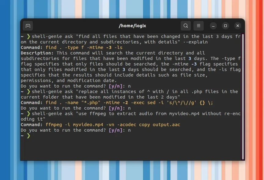 shell-genie-openai-gpt3-commands shell-genie-openai-gpt3-commands