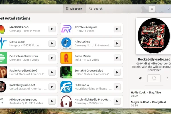 O player de rádios online Shortwave para Linux tem seu primeiro lançamento beta