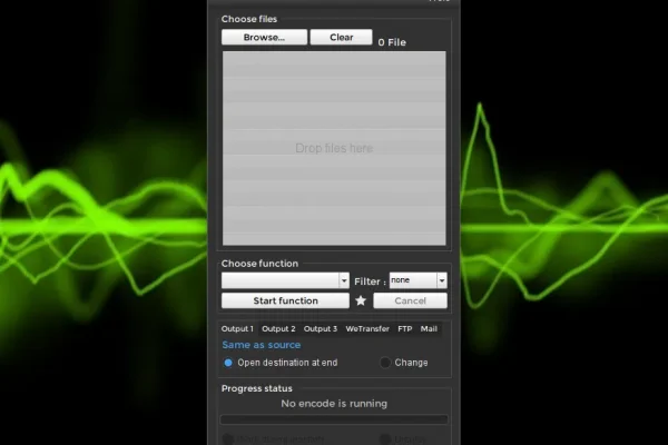 O Shutter Encoder é um transcodificador de áudio/vídeo com recursos prontos