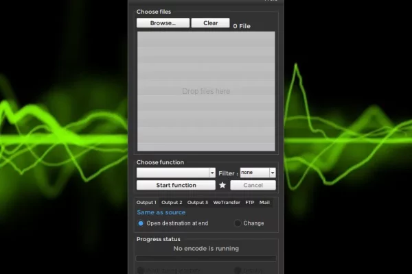 O Shutter Encoder é um transcodificador de áudio/vídeo com recursos prontos