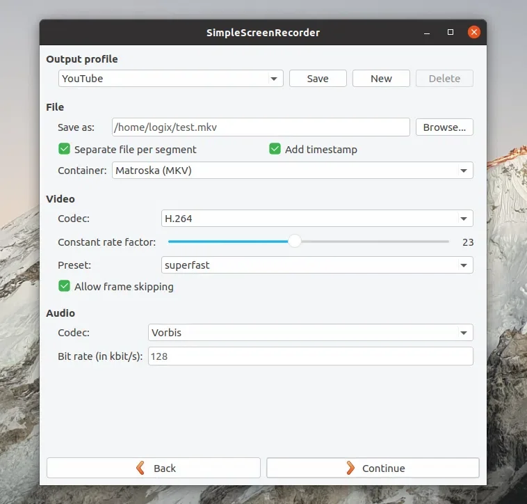 SimpleScreenRecorder