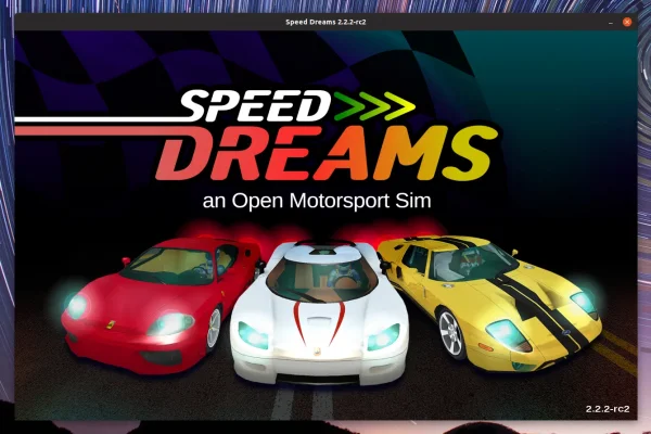 Speed Dreams - jogo de corrida de código aberto disponível no Flathub