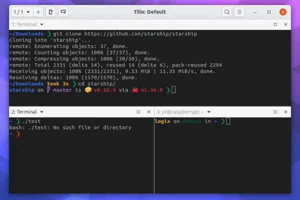 Starship é um prompt de shell mínimo e rápido escrito em Rust