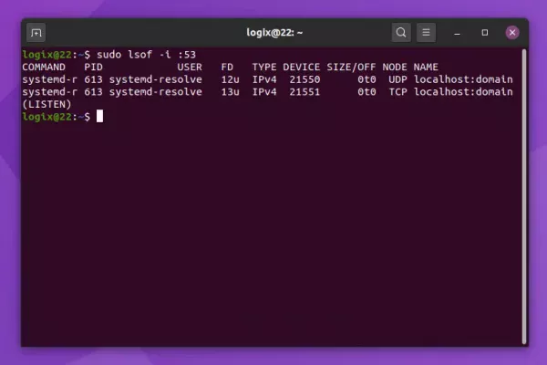 Ubuntu: como liberar a porta 53, usada por systemd-resolved