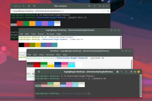 179 Esquemas de cores para o terminal Linux baseado em Gtk (Terminal Gnome, Tilix, Terminal Xfce, mais)