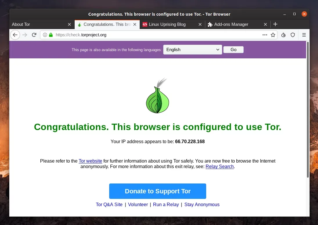 Tor Browser Linux