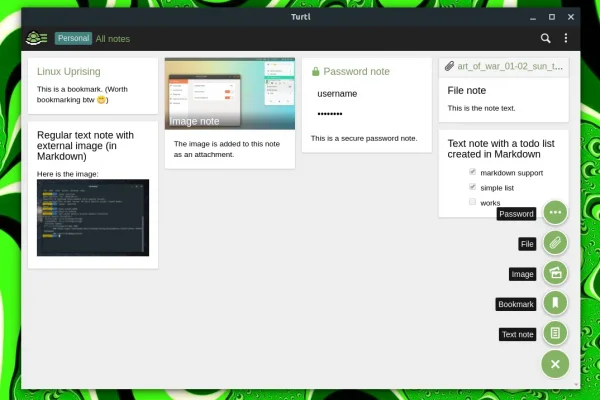Evernote Alternative Turtl v0.7 criptografado inclui servidor reescrito, novo recurso Spaces