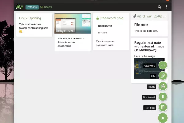 Ferramenta de anotação segura Turtl atualizada com compartilhamento para seu aplicativo Android, mais Ferramenta de anotação segura Turtl atualizada com compartilhamento para seu aplicativo Android, mais