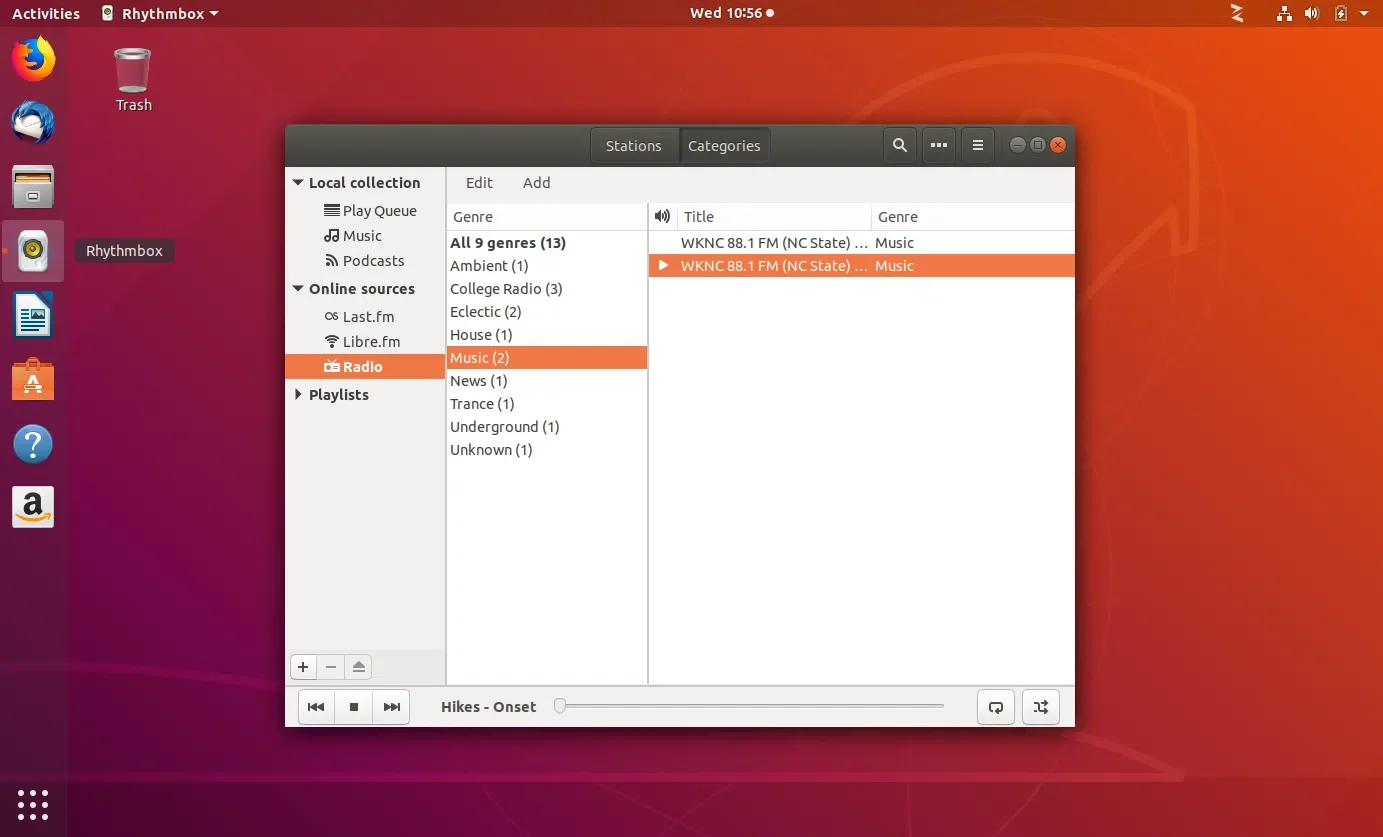 Tela do Ubuntu 18.04
