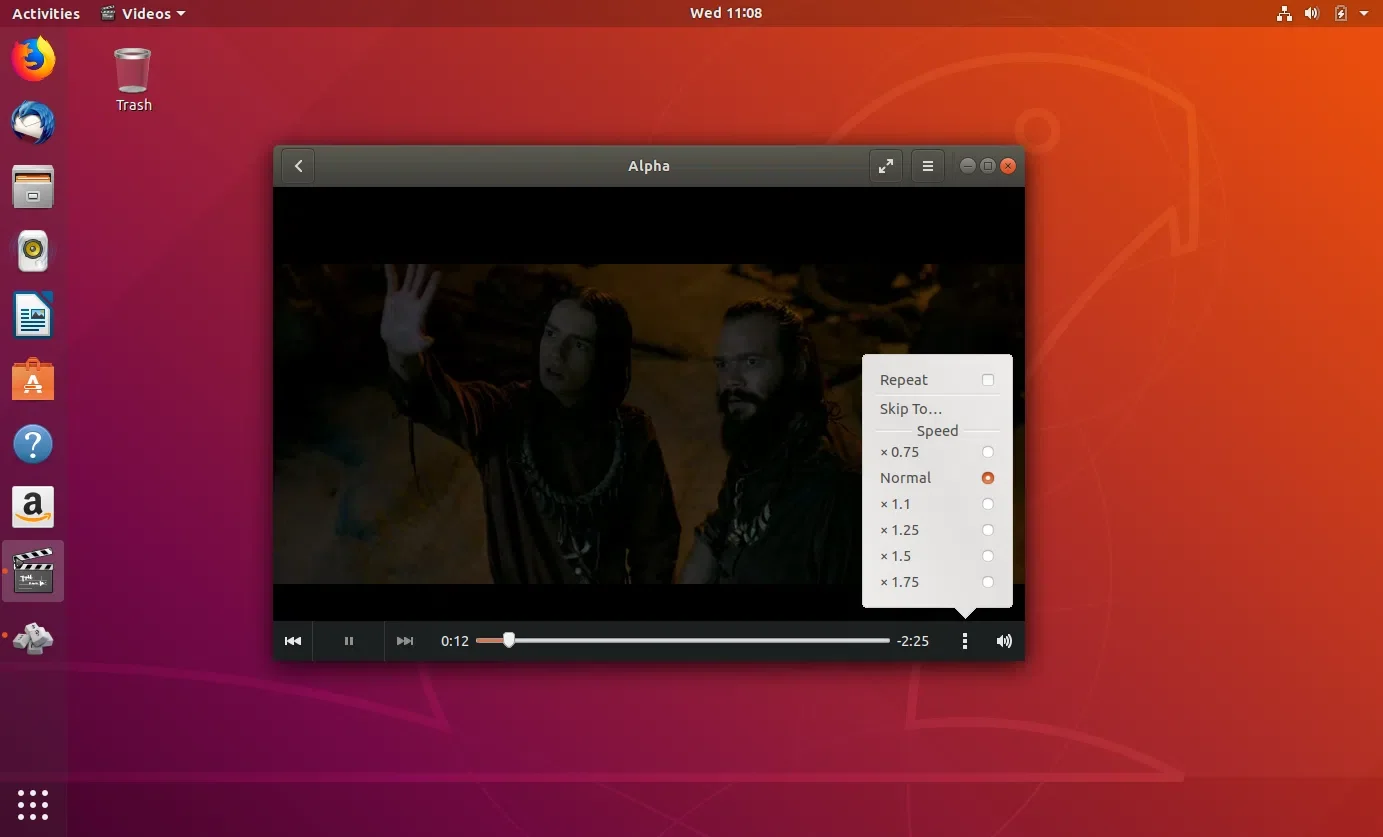 Tela do Ubuntu 18.04