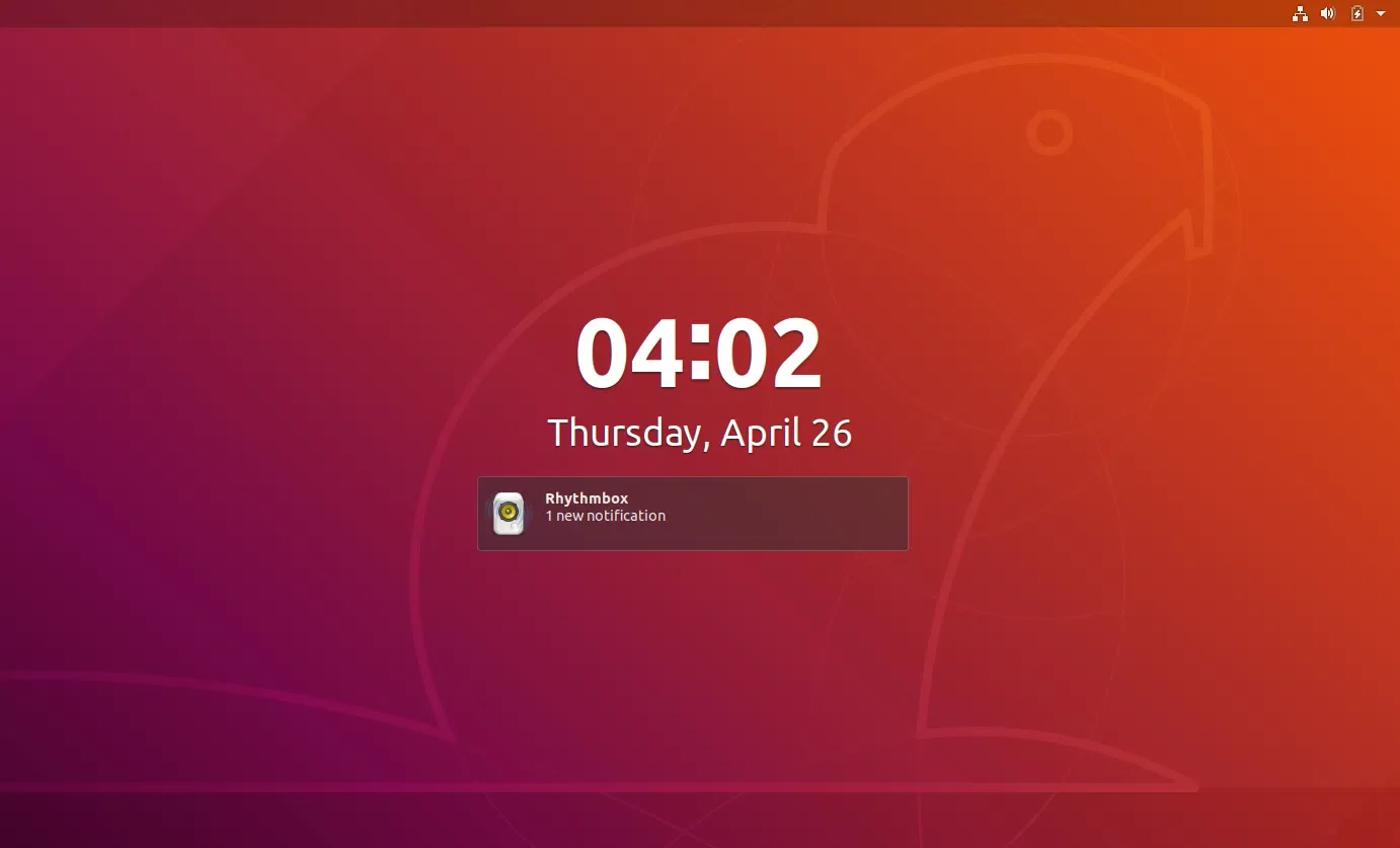 Tela do Ubuntu 18.04