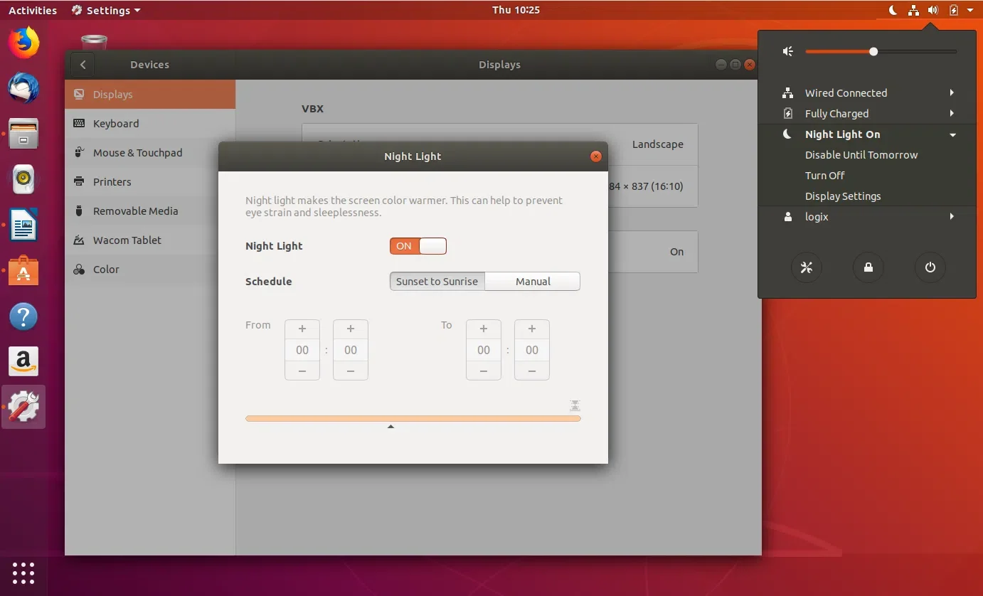 Tela do Ubuntu 18.04