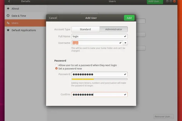 Como criptografar a pasta pessoal no Ubuntu 18.04, 20.04 ou 20.10