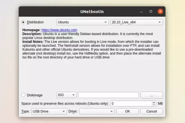 Bootable Live USB Creator UNetbootin 700 lançado com suporte para Qt5