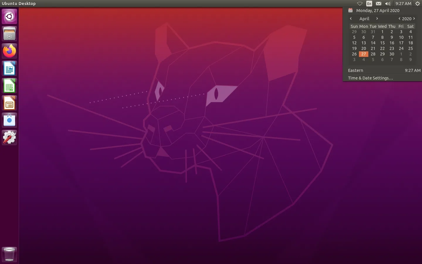 Ubuntu 20.04 Unity