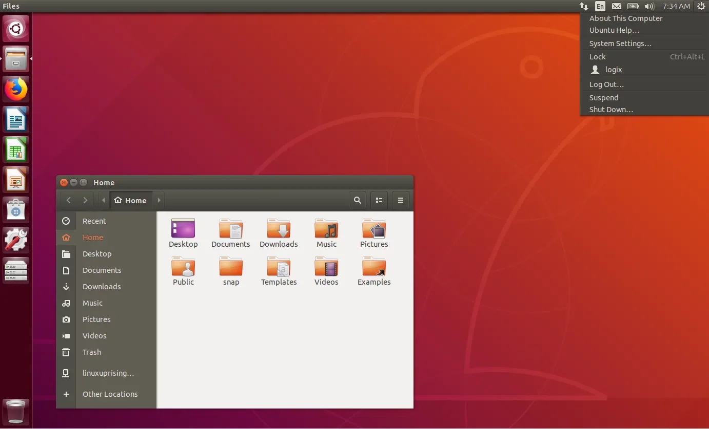 Ambiente Unity rodando no Ubuntu 18.04