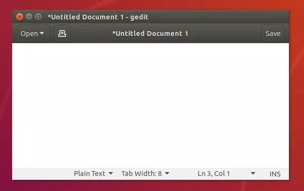 Gedit no ambiente Unity