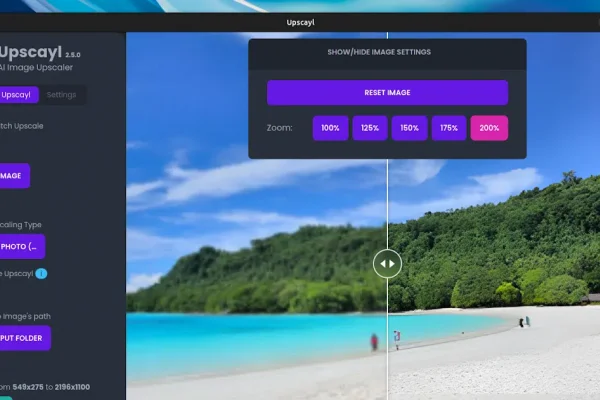 Upscayl AI Image Upscaler 2.5 adiciona opção para importar modelos personalizados, nova guia de configurações