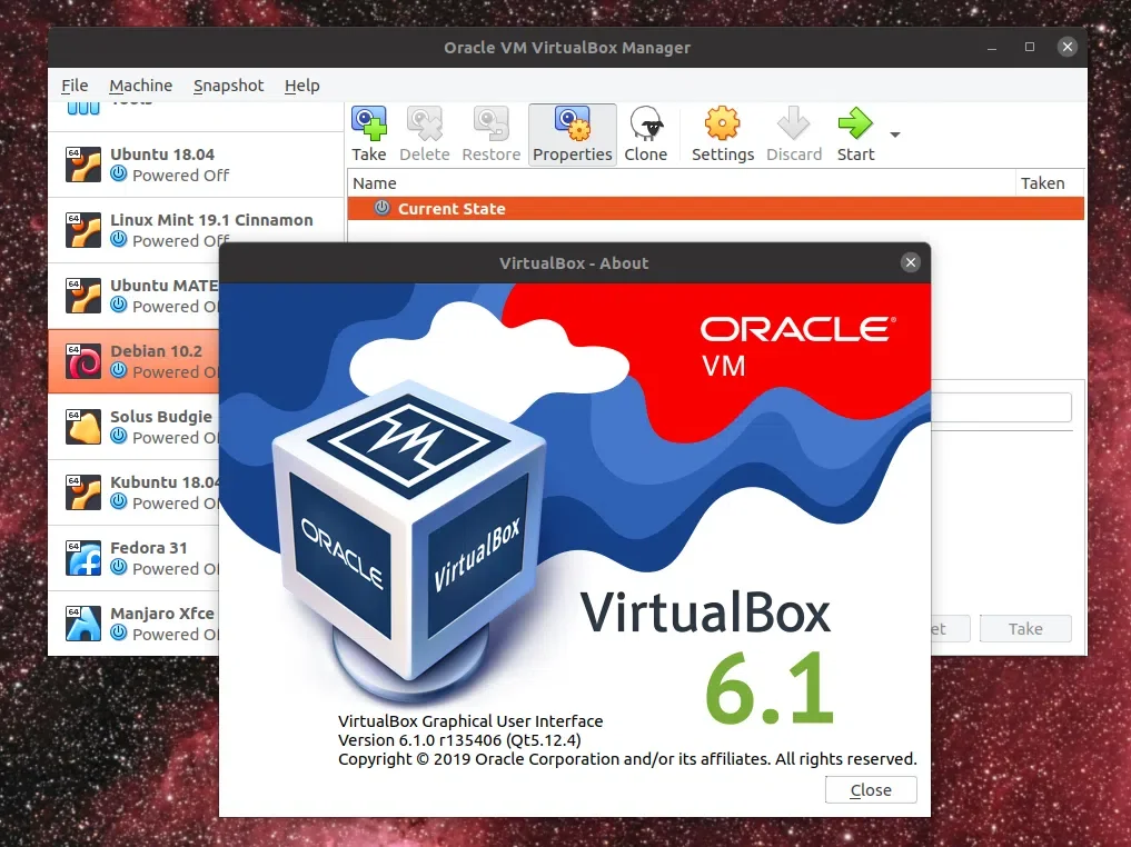 VirtualBox 6.1