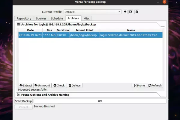 GUI Vorta BorgBackup agora disponível para instalação no Linux a partir do Flathub