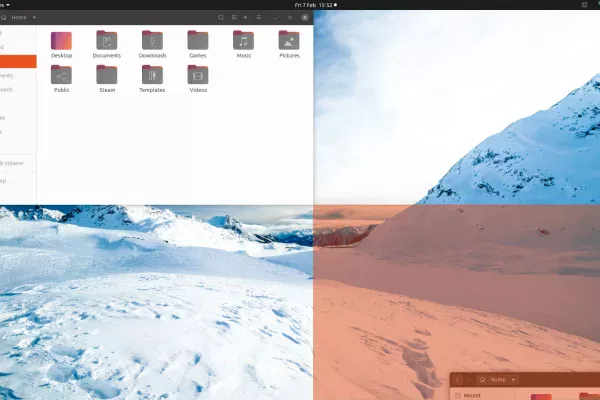 WinTile para GNOME Shell: Janelas ladrilhadas como no Windows 10 com Super / Win + Setas ou Mouse