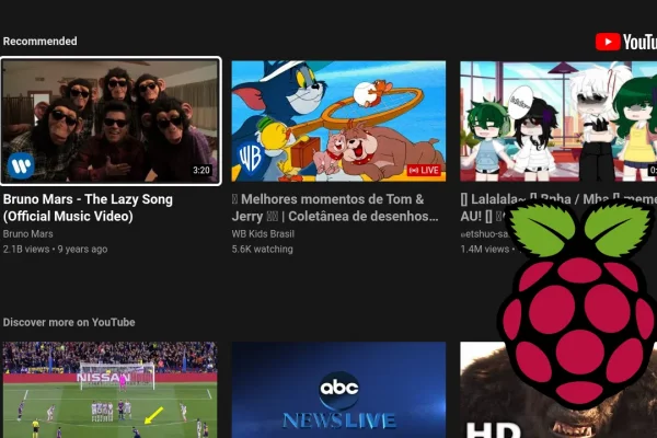 Como reproduzir vídeos do YouTube do seu telefone para Raspberry Pi usando o YouTube na TV (Youtube.com/tv)