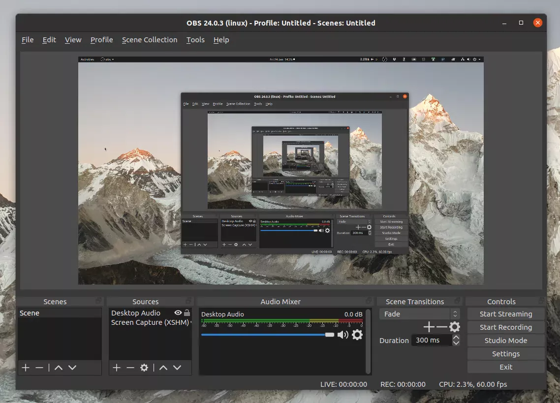 OBS Studio Linux