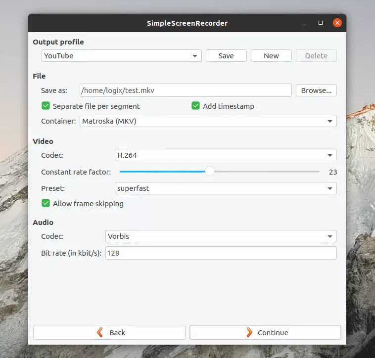 SimpleScreenRecorder
