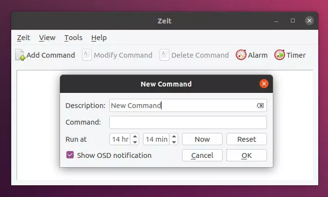 Agendamento de comandos no Zeit