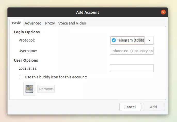 add telegram pidgin