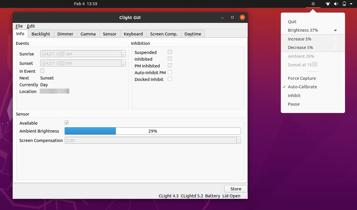 Clight GUI