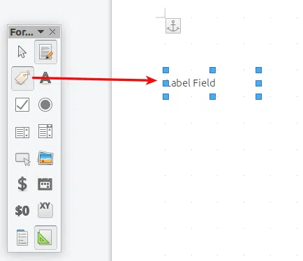 Libreoffice adiciona campo de rótulo