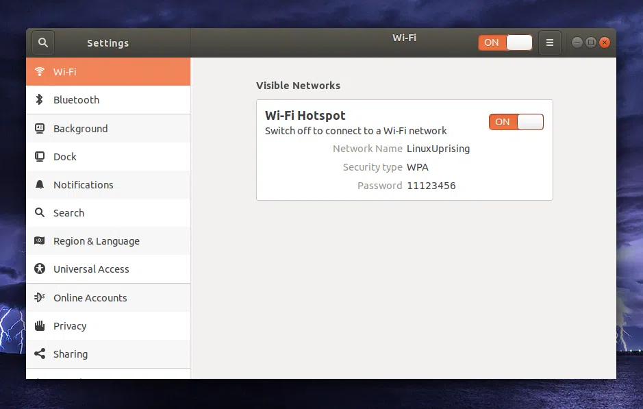 Ponto de acesso wi-fi Ubuntu 18.04