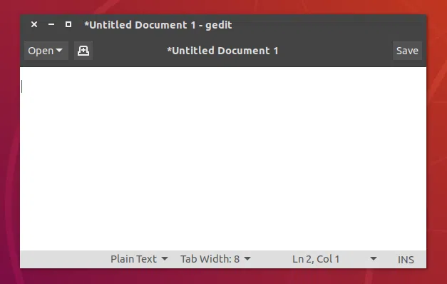Gedit usando o tema Numix